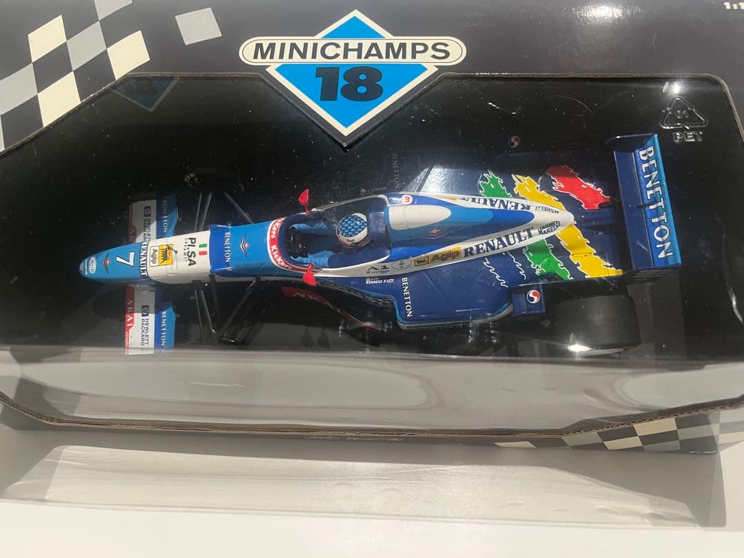 未使用 MINICHAMPS ベネトン1/18 J.Alesi ジャンアレジ - メルカリ