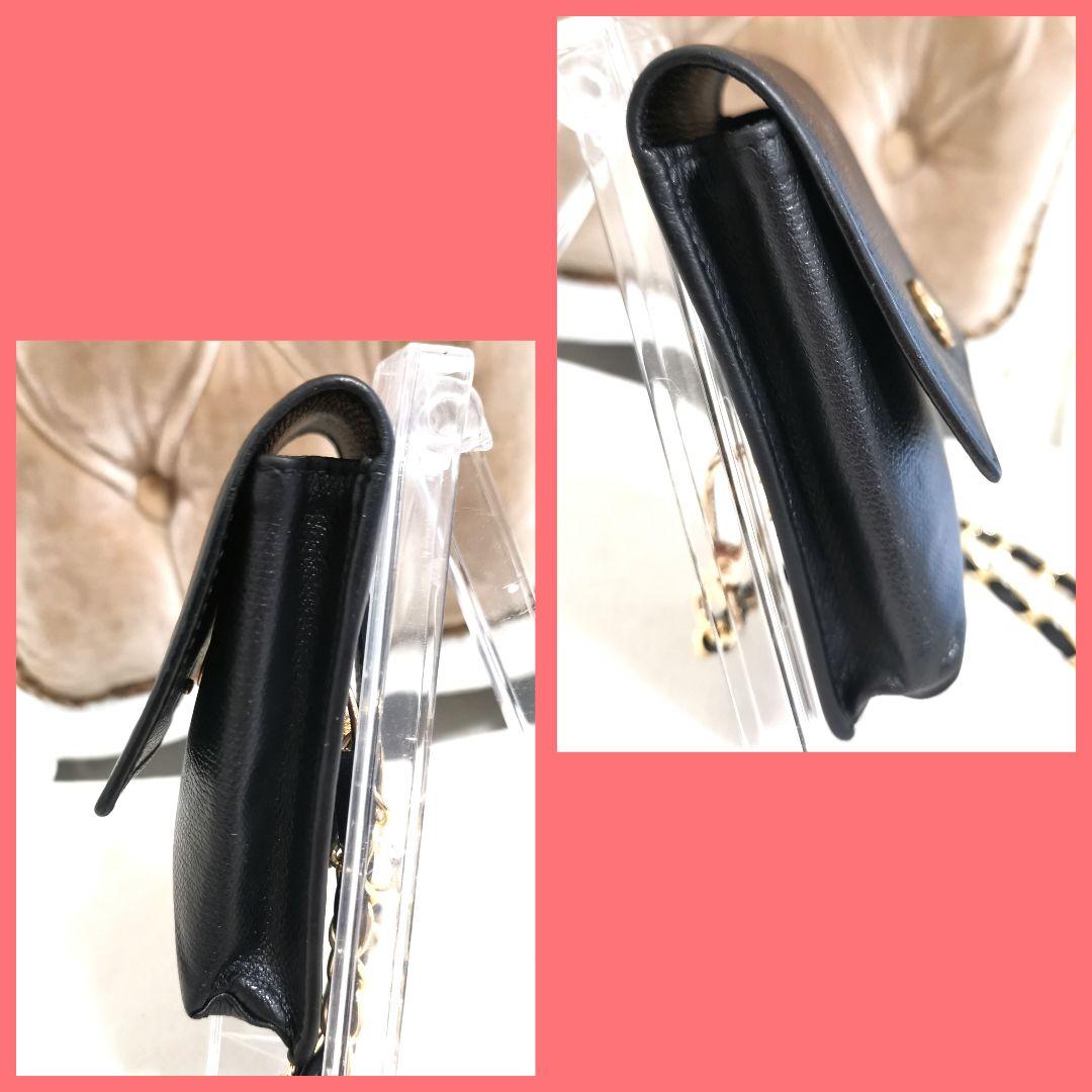 【美品】シャネルCHANEL ポーチ 新品ショルダープレゼント鑑定済