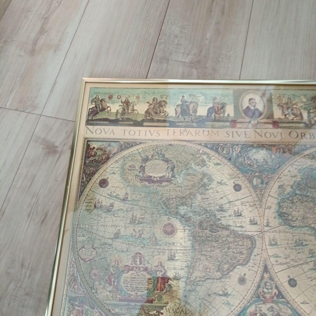 BLAEU WALL MAP アンティーク 世界地図