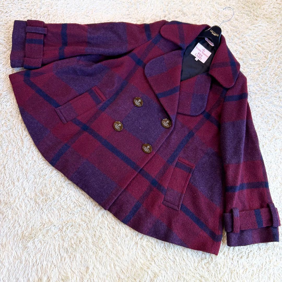 超希少✨️ヴィヴィアンウエストウッド】 ウール チェック オーブ