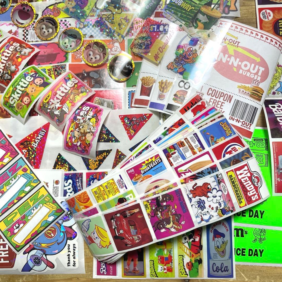 ロールシール 200枚 セット アメキャラ フード系など 83 - メルカリ