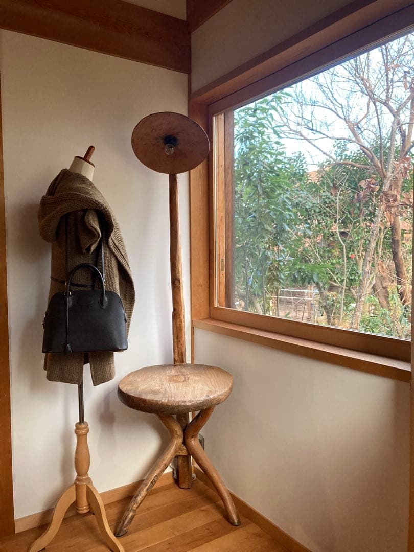 HERMES フード付きマフラー アルパカ100% 未使用品　オレンジ箱入り