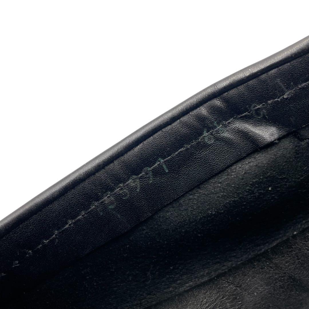 《超美品》GUCCI グッチ ローファー GG柄 本革 PVCレザー ブラック