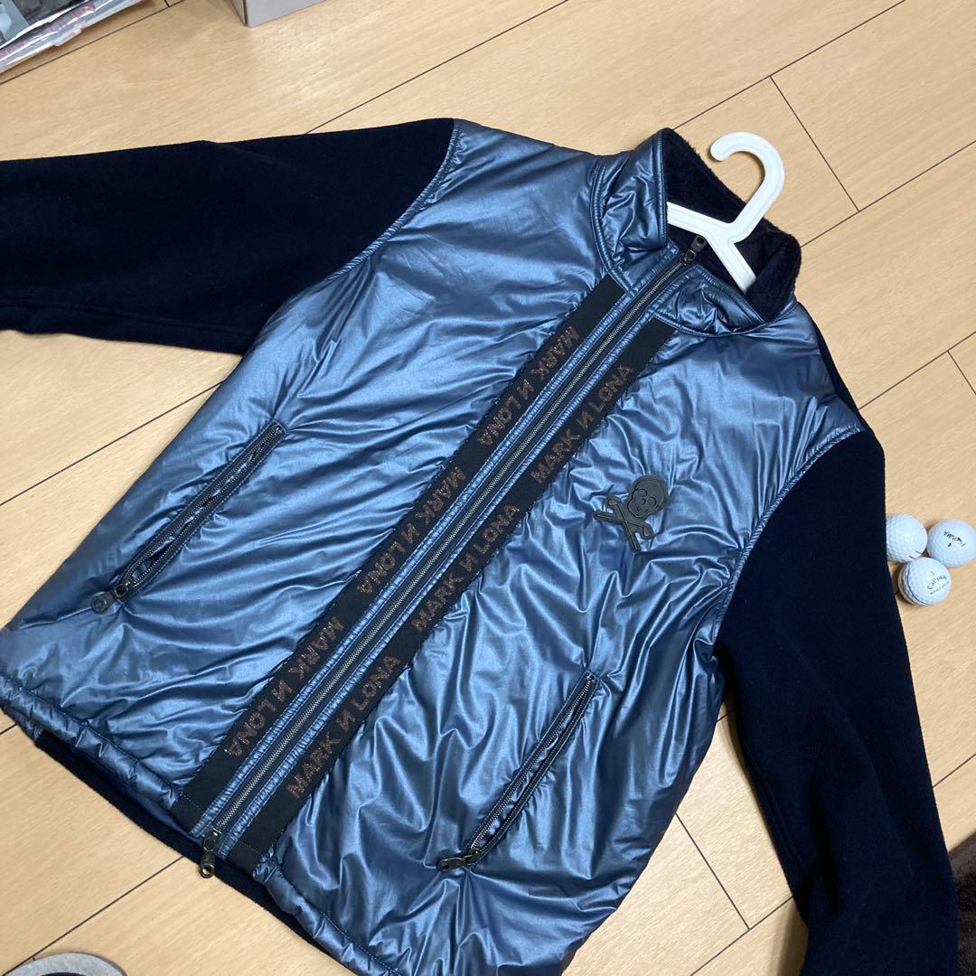 MARK & LONA ジャケット グレー/ネイビー48 ゴルフ