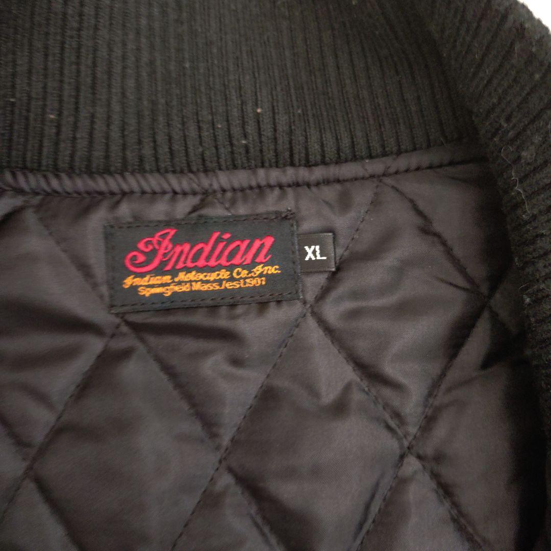 Indian Motorcycle スタジャン ブラック