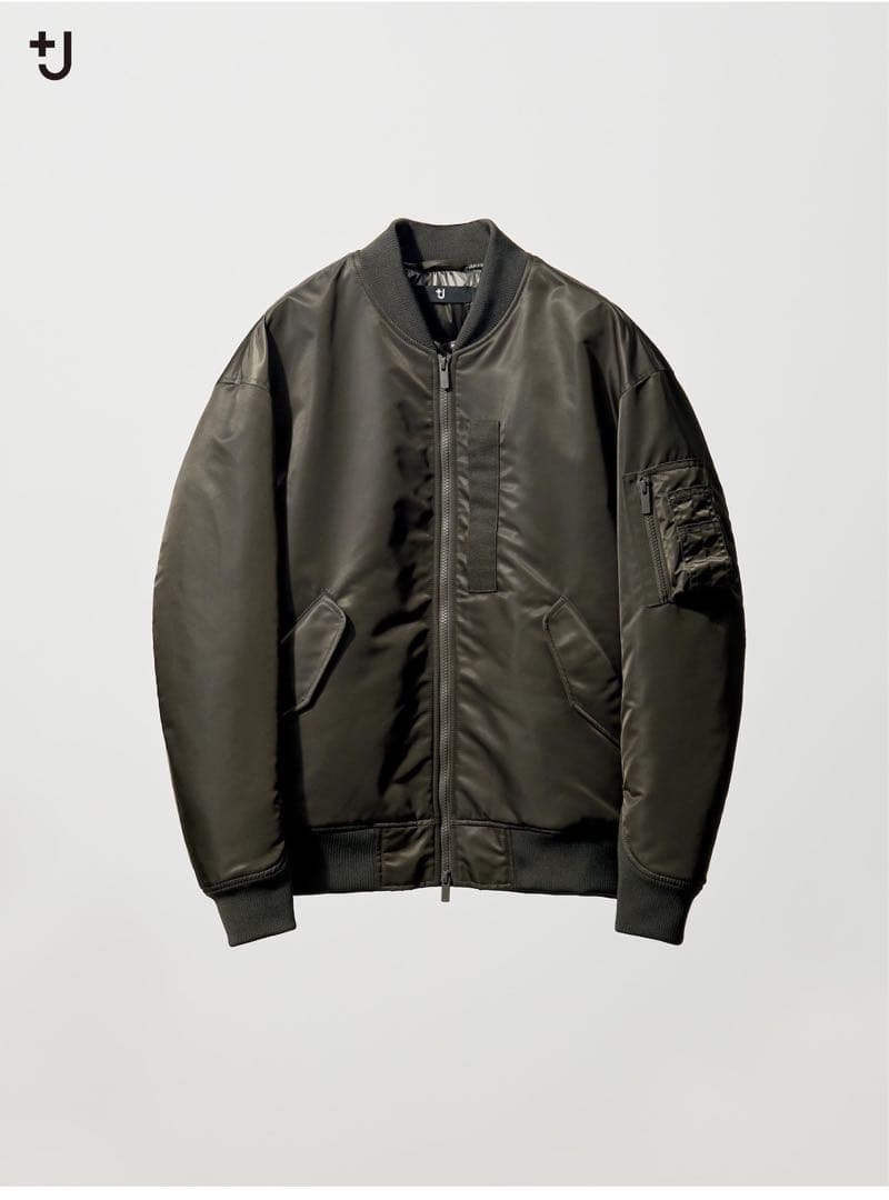 +J ハイブリッドダウンオーバーサイズMA-1 ユニクロ