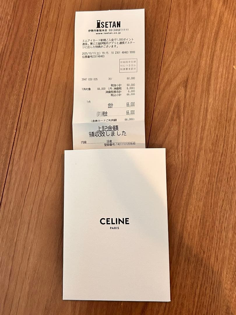 セリーヌ ヘアピン　トリオンフ スナップヘアクリップ　シルバー