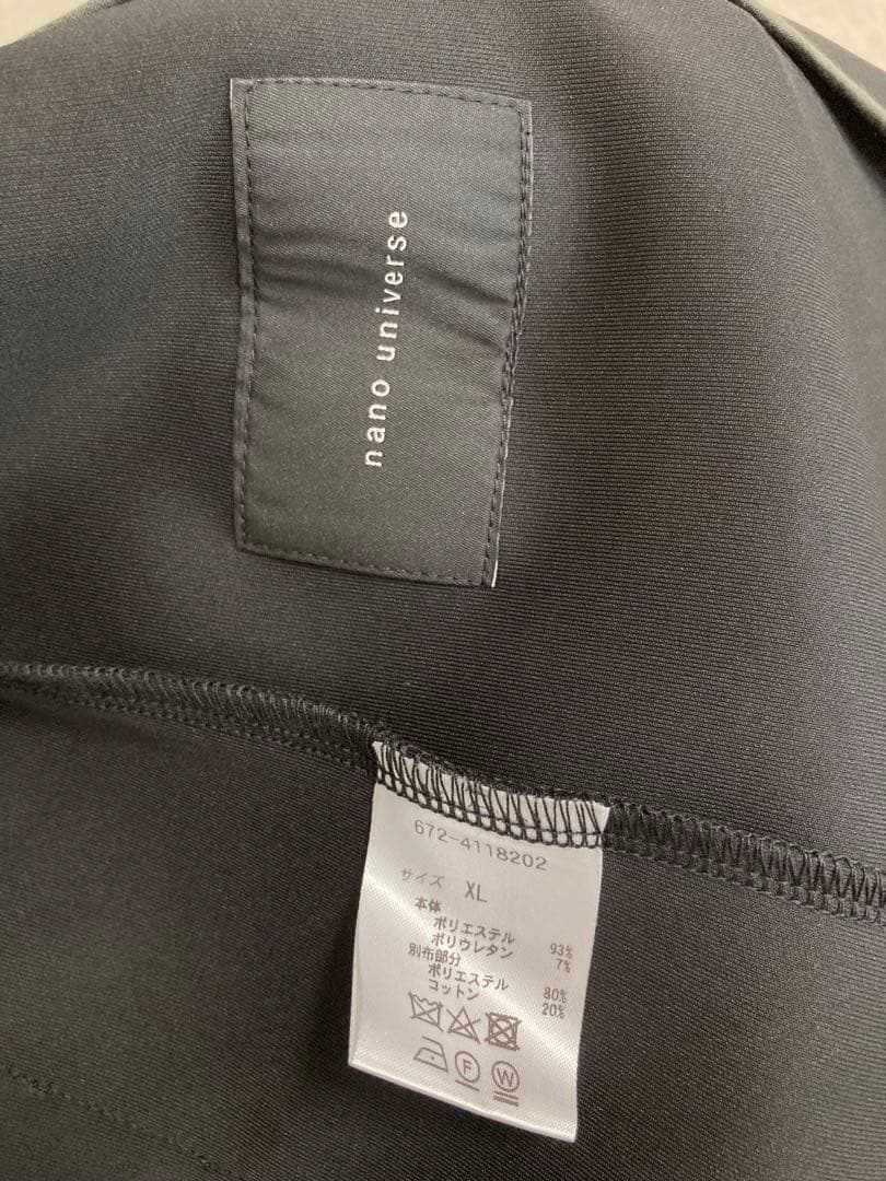 【新品】コンフォータブルストレッチセットアップ　ブラック