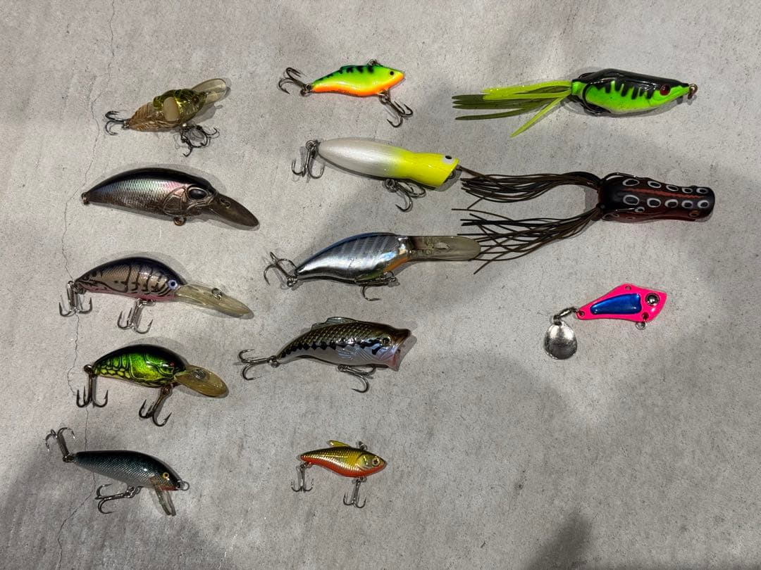 ルアーまとめ売り ワーム ハードルアー バス釣り 引退