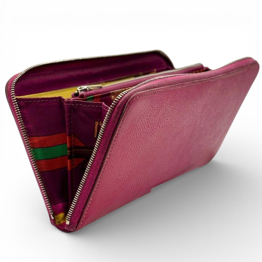 リ*コ様 エルメス　アザップロング シルクイン 長財布 ヴォーエプソン P□刻印