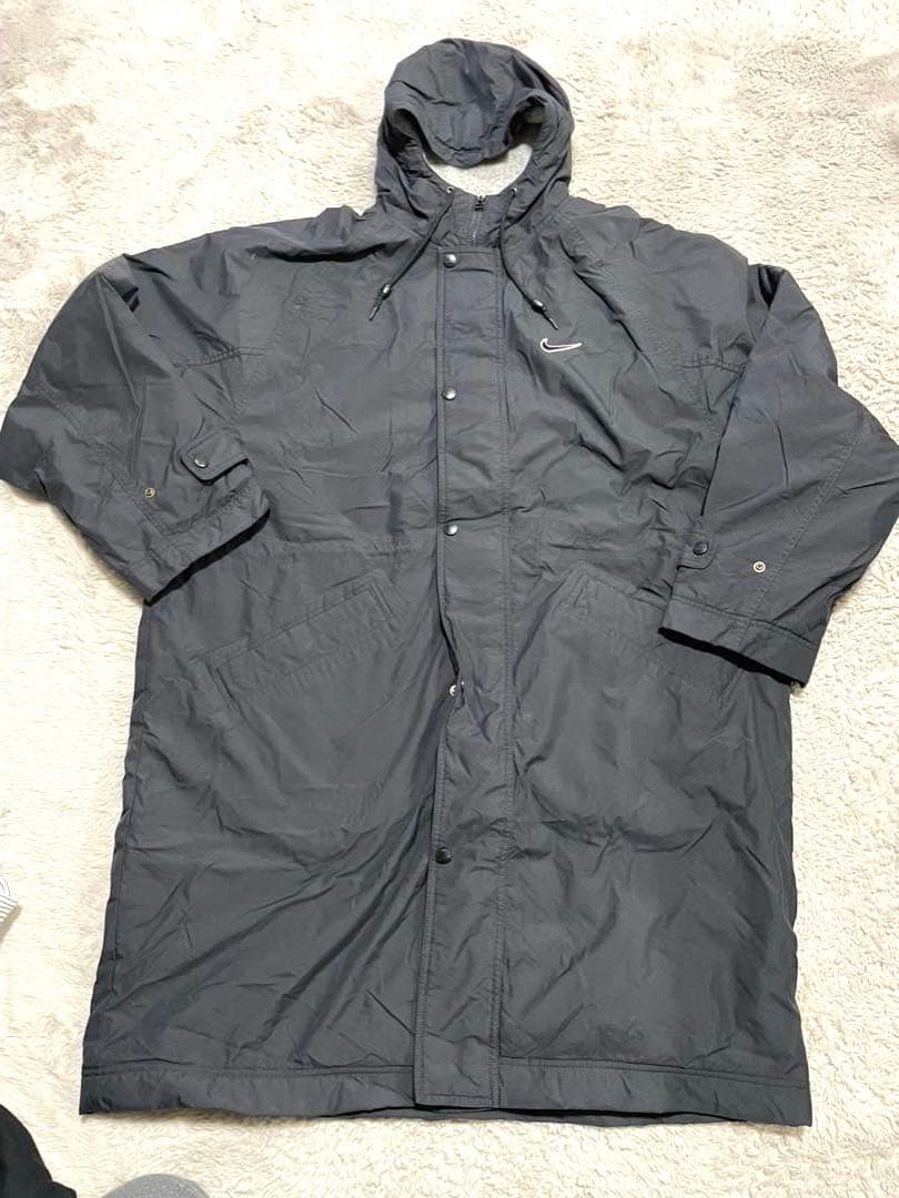 Nike ブラック ダークグレー ベンチコート XL - ウェア新 発売