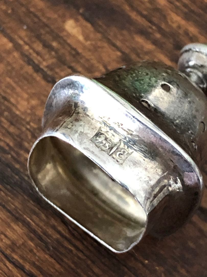 Vintage 英国　純銀製　ソルト＆ペッパー　スターリングシルバー　ビンテージ