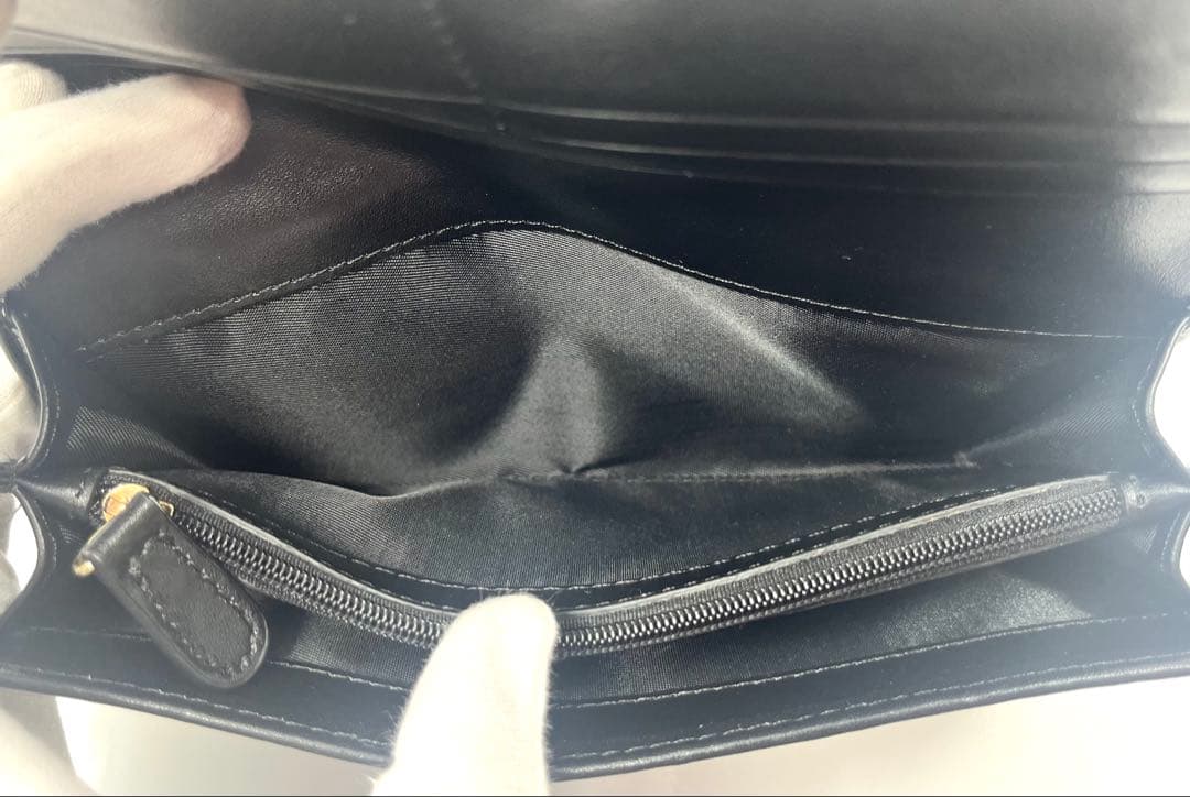 【新品・未使用】Vivienne Westwood 長財布 ブラック エナメル