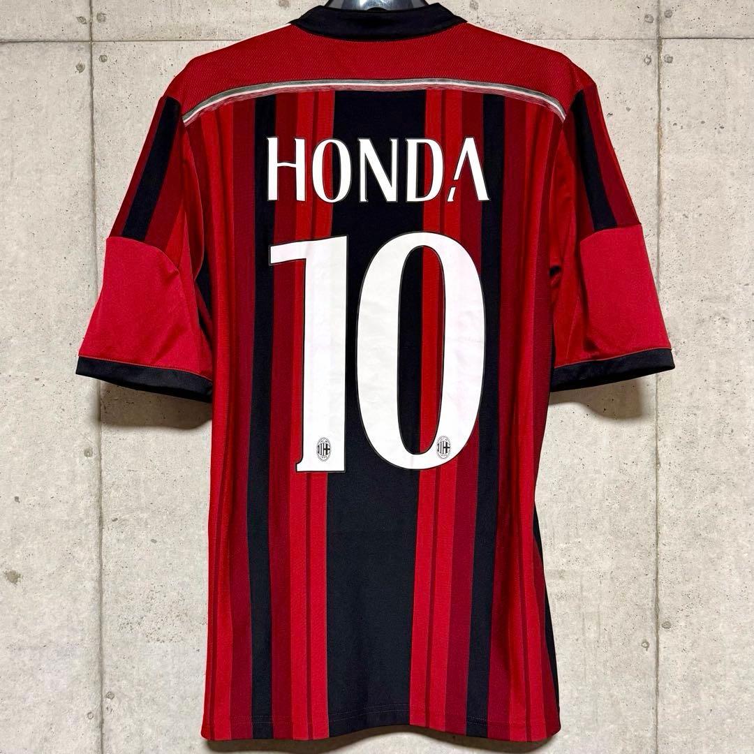 美品！】14/15 ACミラン ♯10 本田圭佑【Oサイズ】ホーム - メルカリ