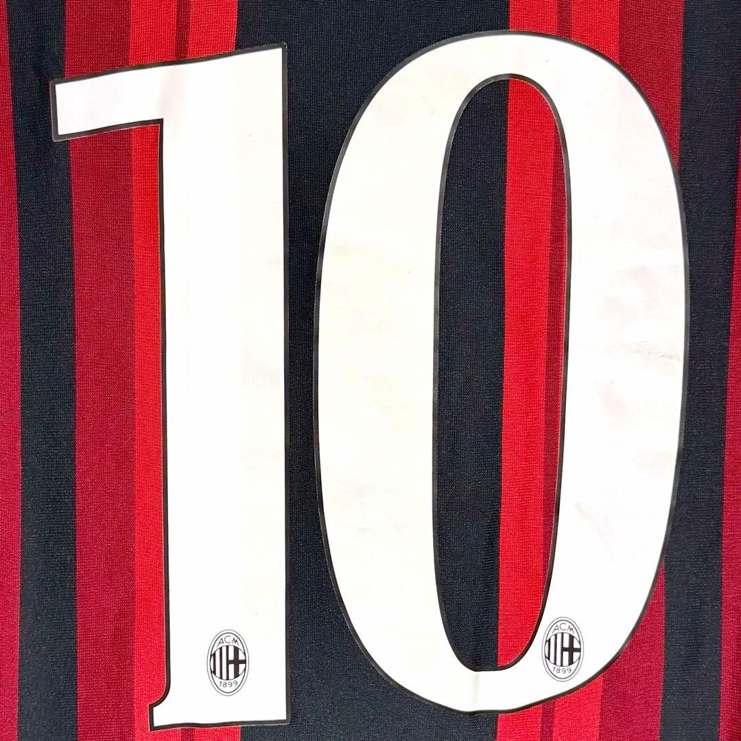 美品！】14/15 ACミラン ♯10 本田圭佑【Oサイズ】ホーム - メルカリ