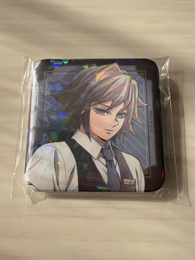 鬼滅の刃 モクテル ロト 冨岡義勇 グリッター缶バッジ D 缶バッジ