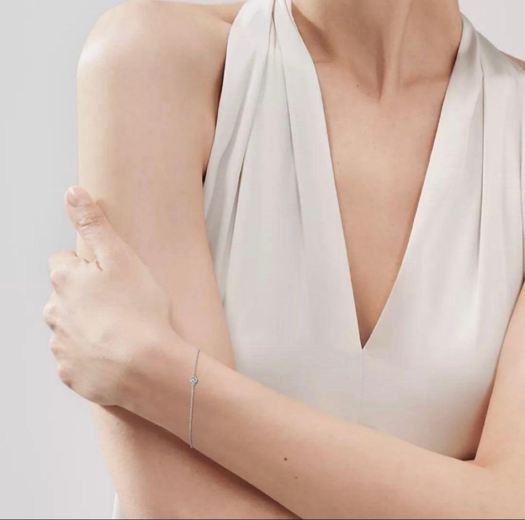 ティファニー　エルサ　カラー バイ ザ ヤード アクアマリン ブレスレット