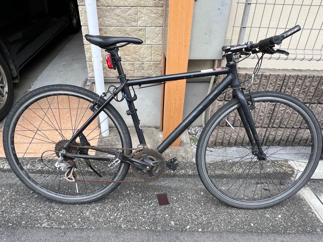 FUJIクロスバイク ブラック 700C 都内引き取り希望 年始セール→コメント