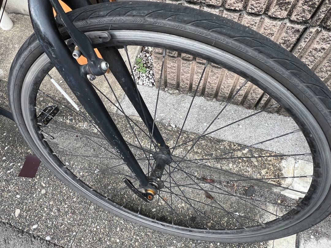 FUJIクロスバイク ブラック 700C 都内引き取り希望 年始セール→コメント