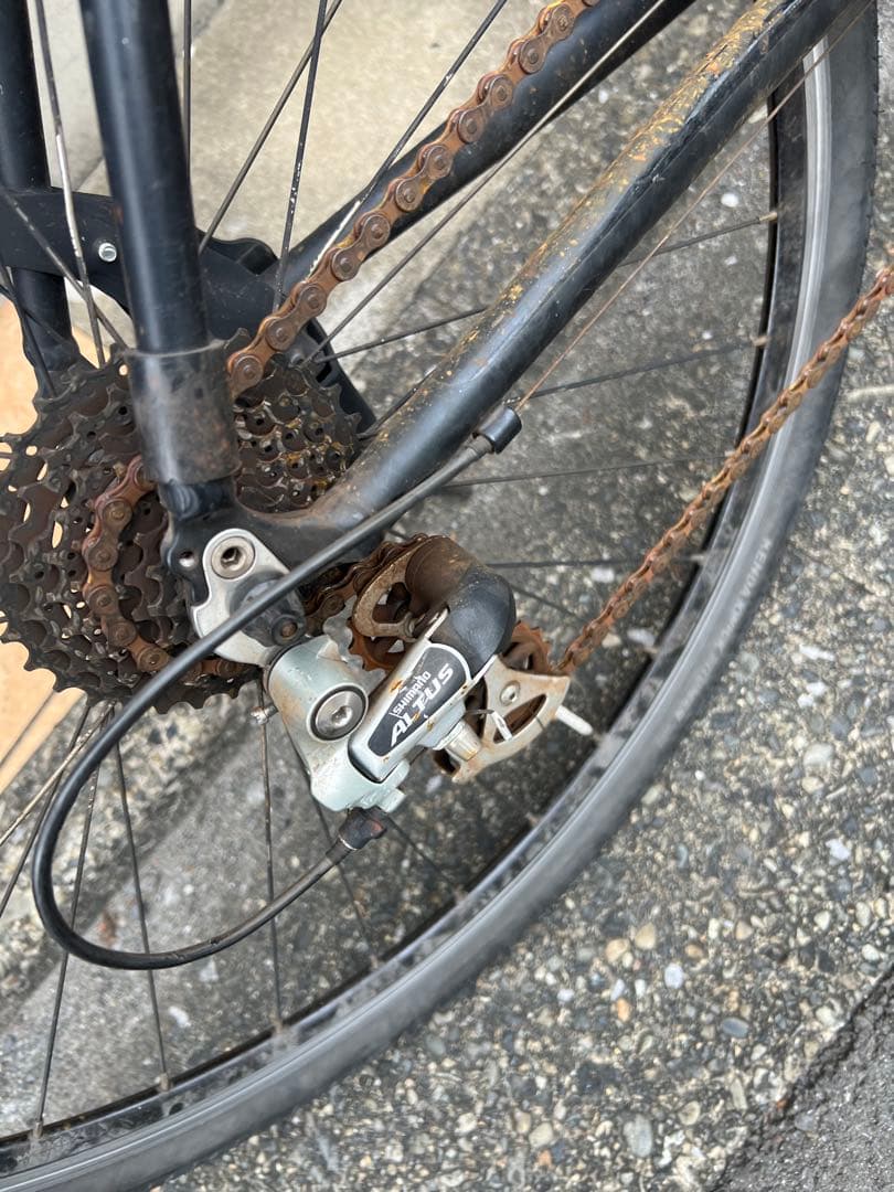 FUJIクロスバイク ブラック 700C 都内引き取り希望 年始セール→コメント