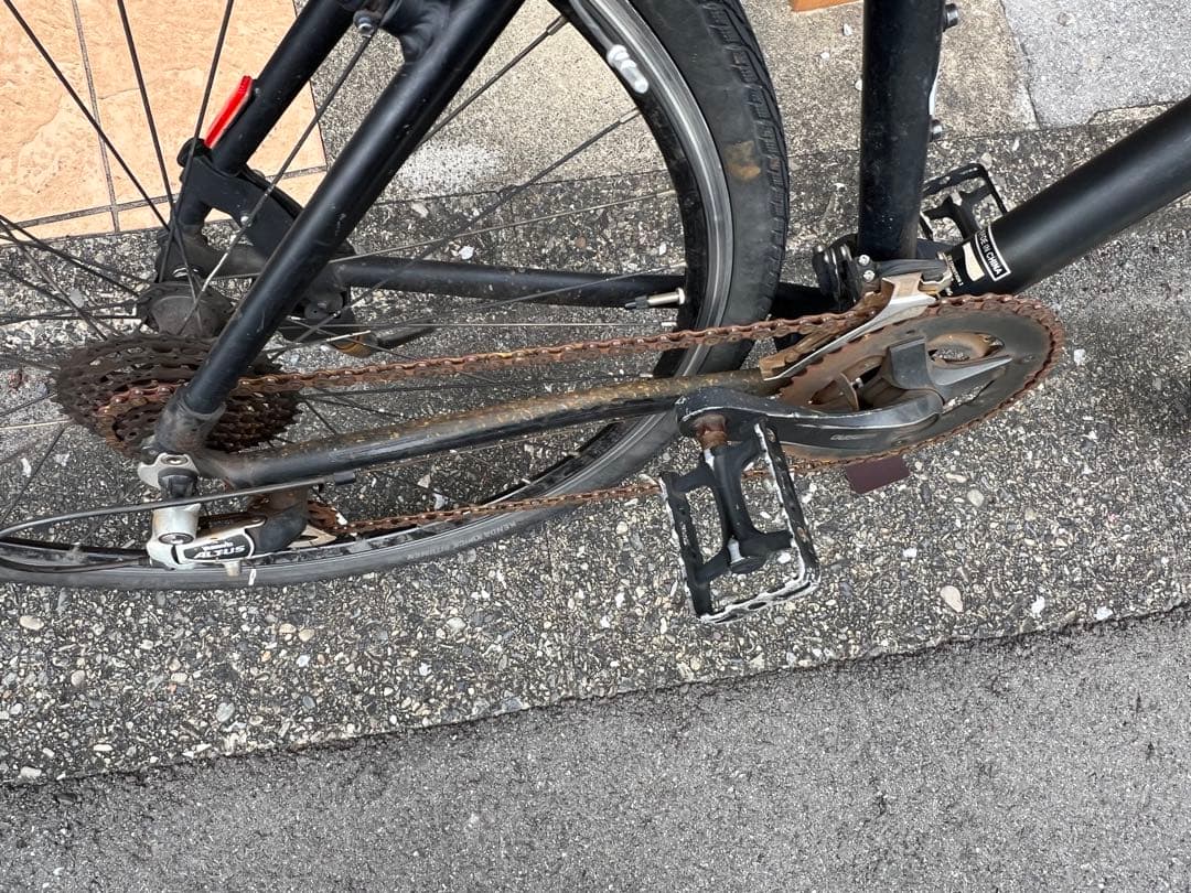 FUJIクロスバイク ブラック 700C 都内引き取り希望 年始セール→コメント