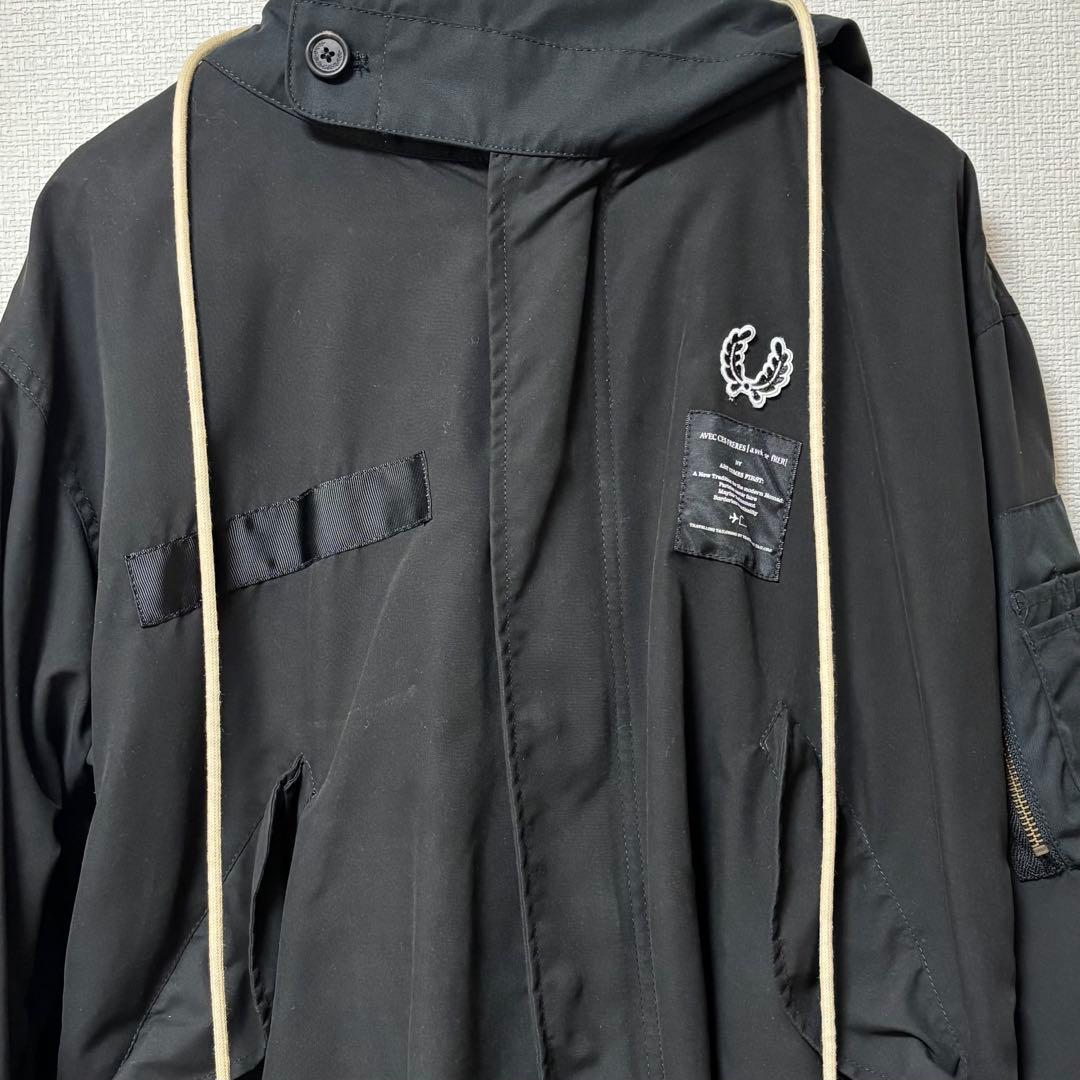 ART COMES FIRST×Fred Perryコラボ モッズコート M