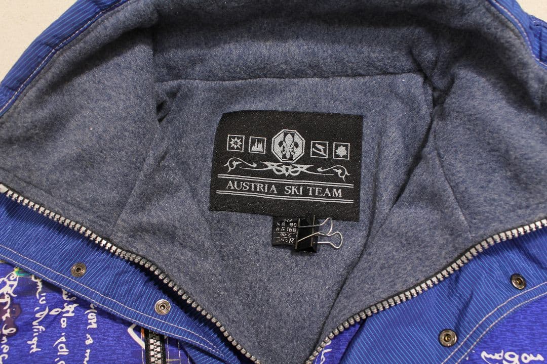 asics ヴィンテージ スキー スノーボード ウェア 青