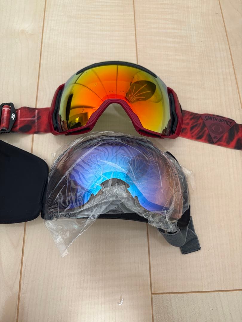 スノーボード（バートン）、ビンディング（バートン）、ブーツ（サロモン）、ゴーグル