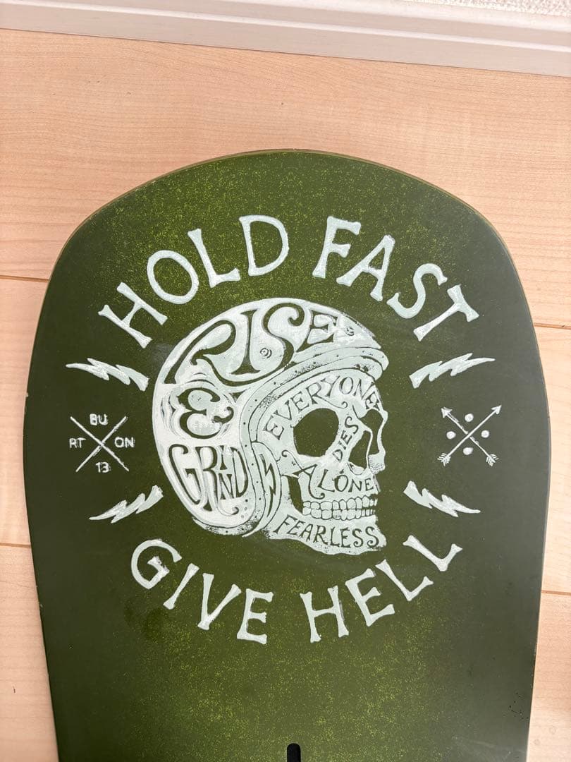 スノーボード（バートン）、ビンディング（バートン）、ブーツ（サロモン）、ゴーグル