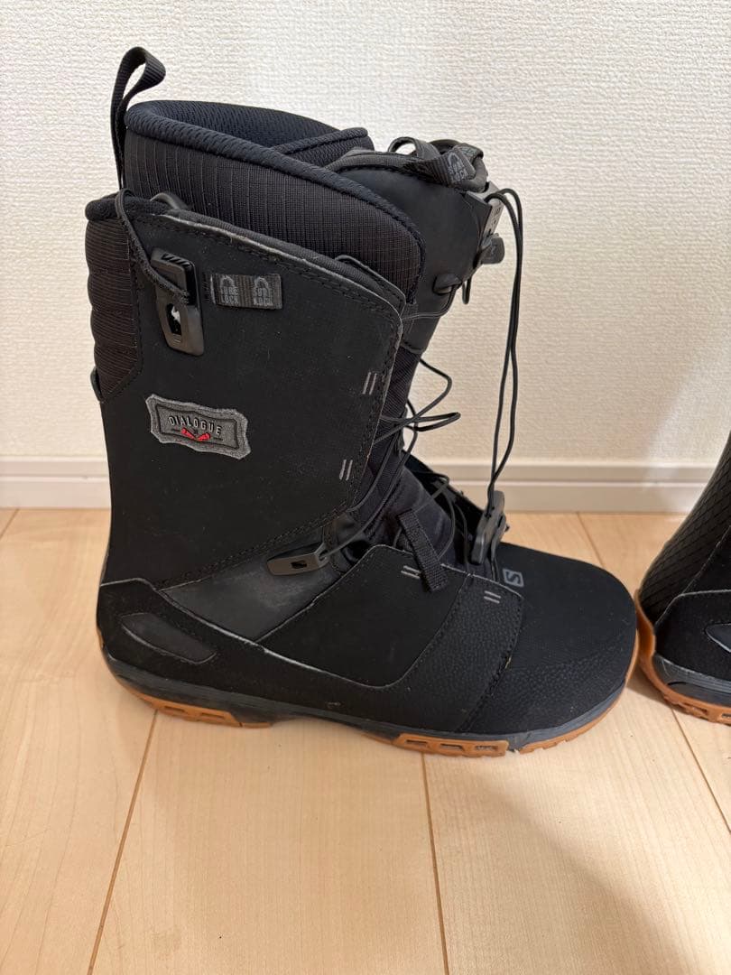 スノーボード（バートン）、ビンディング（バートン）、ブーツ（サロモン）、ゴーグル