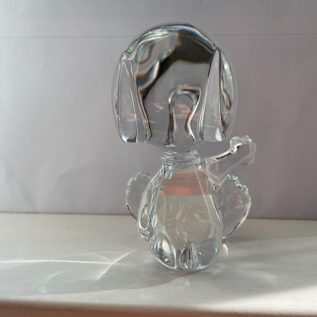 【新品・未使用】バカラ ウェルカム スヌーピー