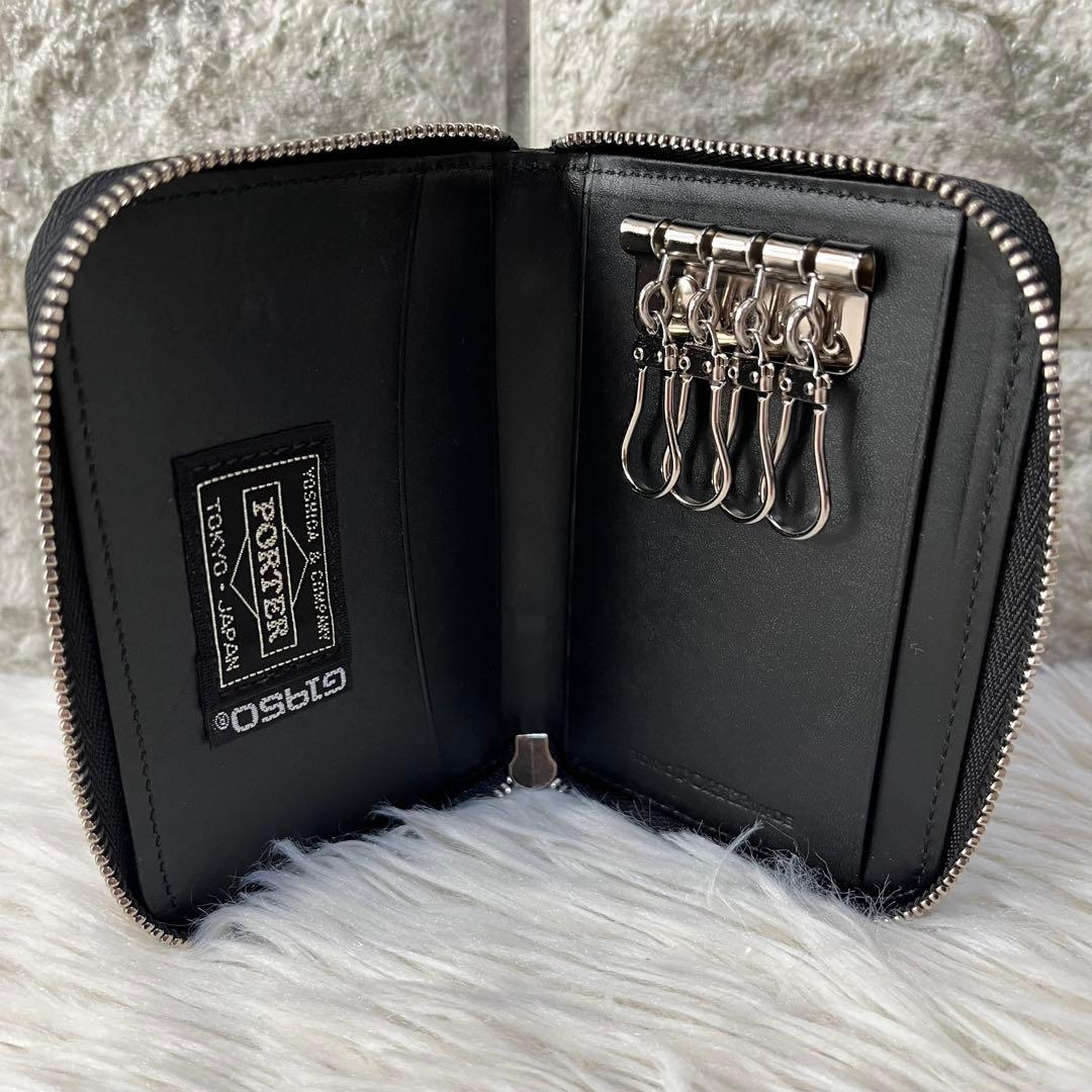 新品未使用】希少 ポーター×ギャラリー1950 クロコ型押し 4連キーケース