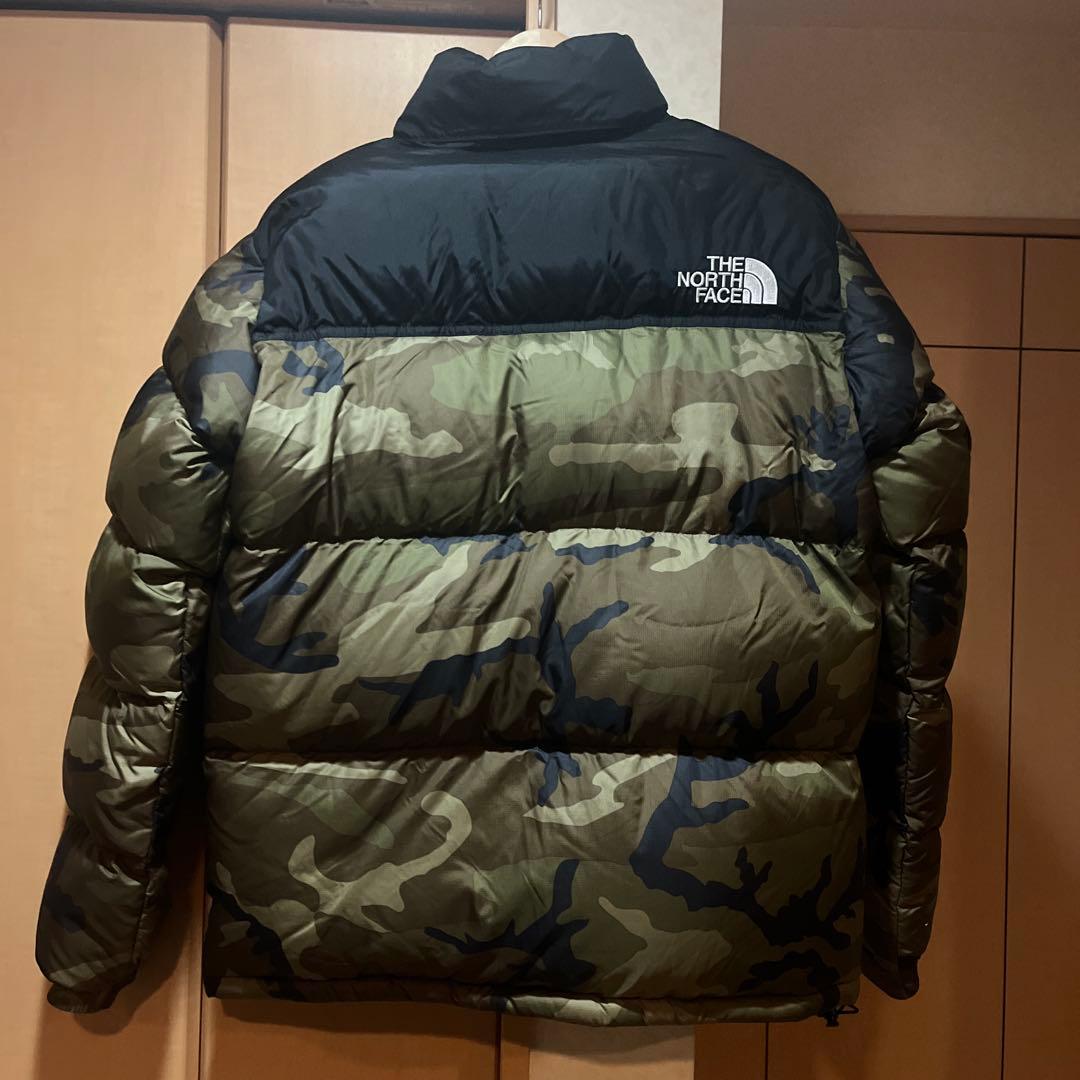 ノースフェイス ヌプシ 迷彩 カモフラージュ ダウンジャケット XXL