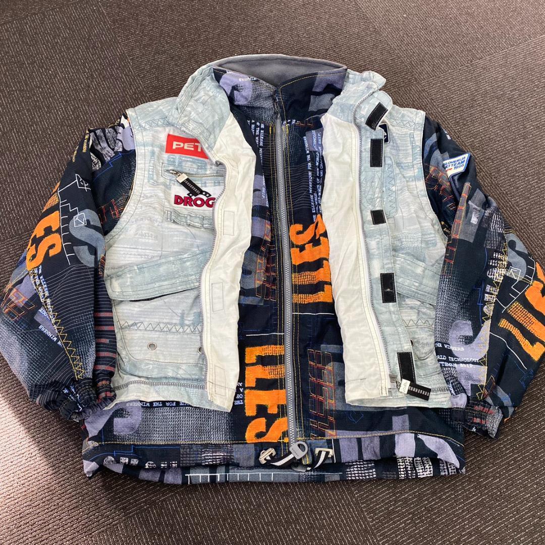 上下セット ellesse エレッセ スキーウェア M ヴィンテージ ワッペン