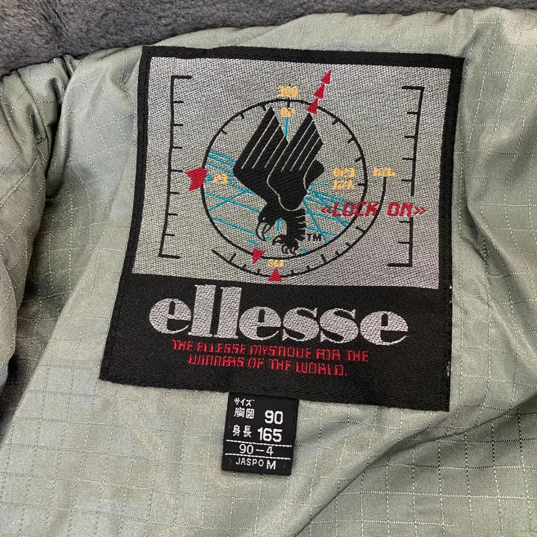 上下セット ellesse エレッセ スキーウェア M ヴィンテージ ワッペン