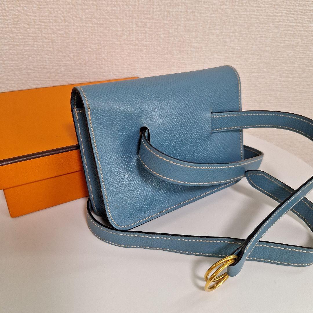 cha_n ボディウエストバッグ ブルージーン ヴィンテージ 箱なし