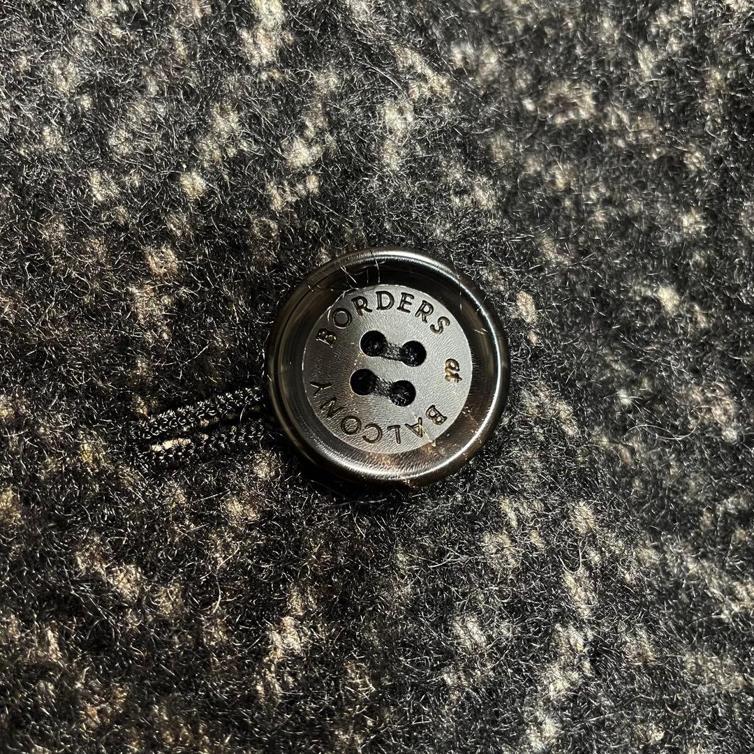 【未使用✨定価18万】ボーダーズアットバルコニー ダブルノーカラーコート 近年