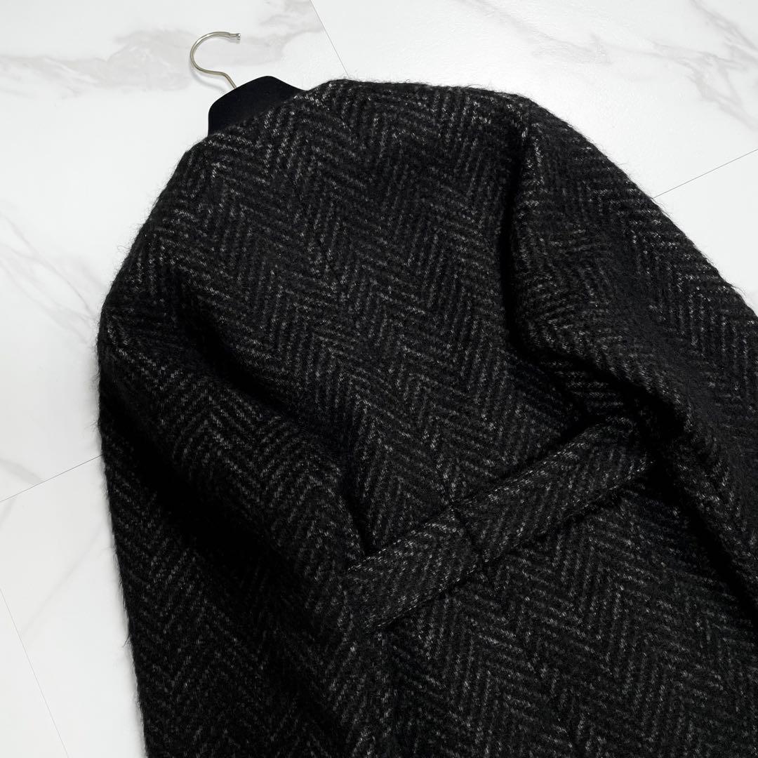 【未使用✨定価18万】ボーダーズアットバルコニー ダブルノーカラーコート 近年