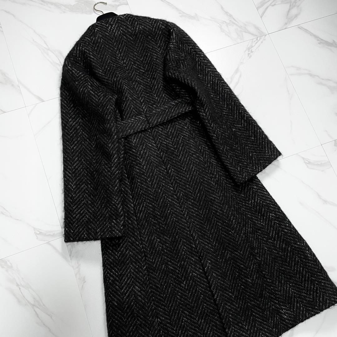 【未使用✨定価18万】ボーダーズアットバルコニー ダブルノーカラーコート 近年