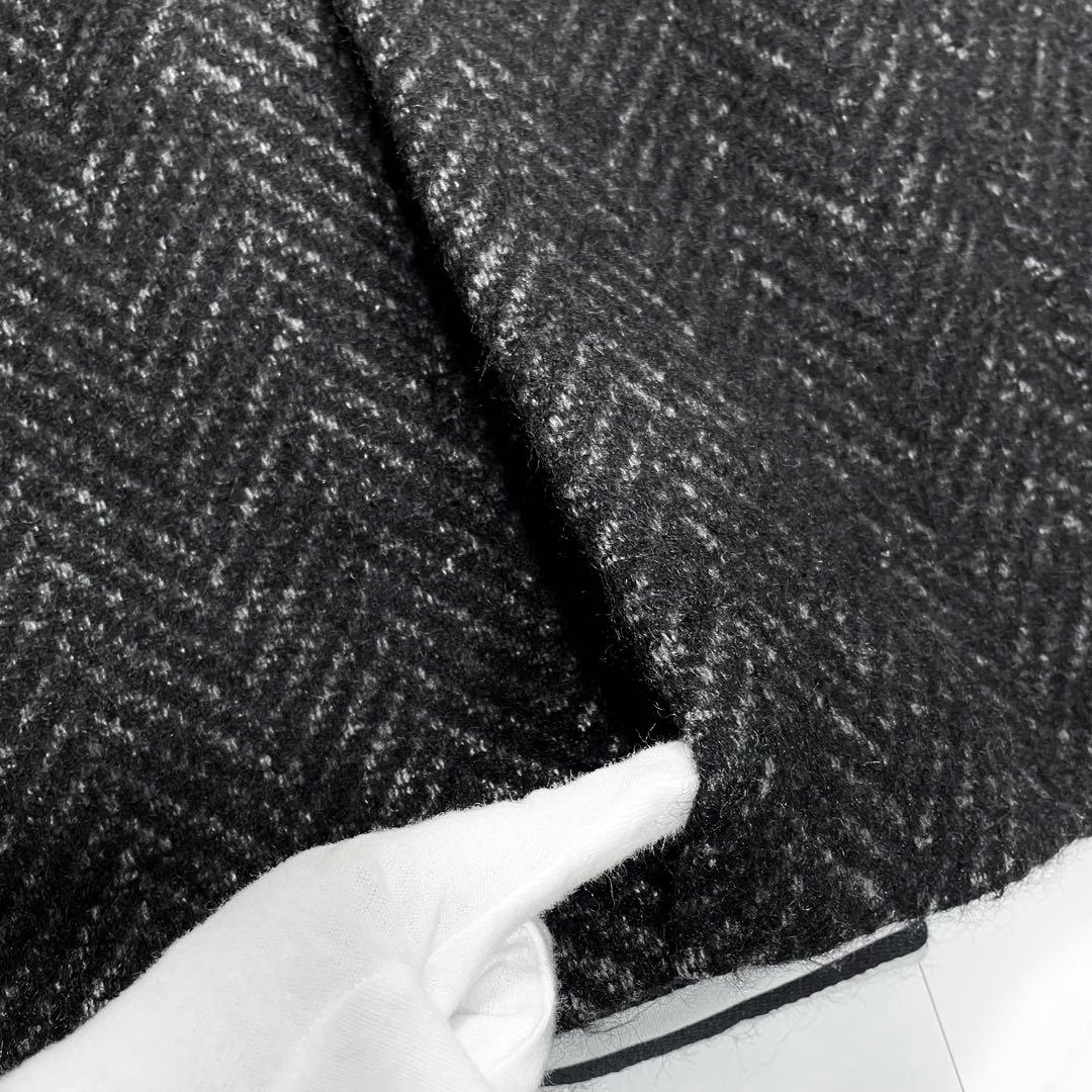 【未使用✨定価18万】ボーダーズアットバルコニー ダブルノーカラーコート 近年