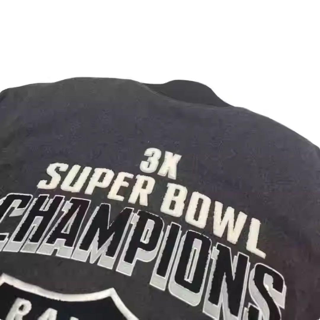 NFL ラスベガス レイダース チャンピオン 刺繍 スタジャン ジャケット XL