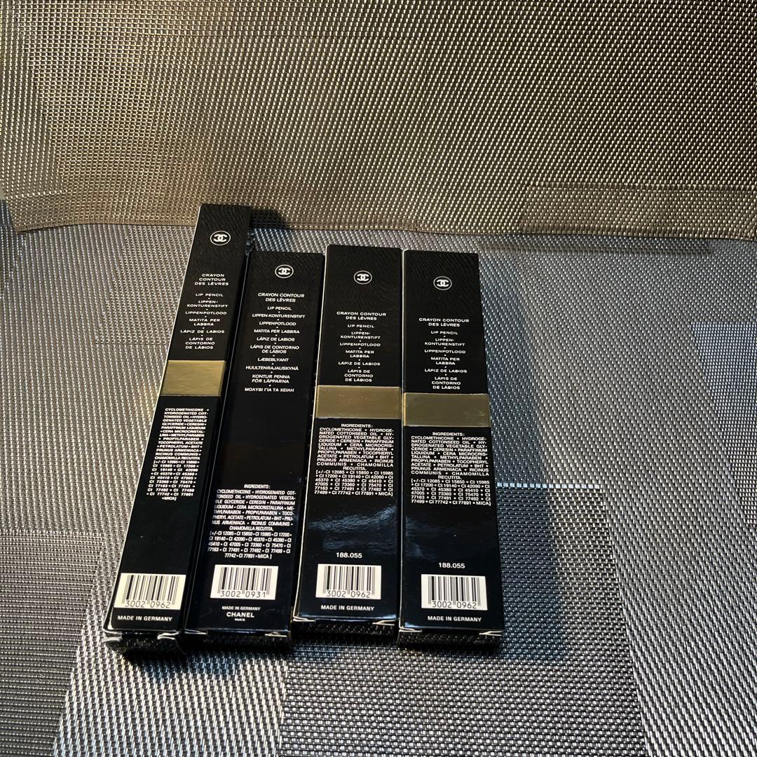 値段交渉ok CHANELシャネルリップライナーブラシ付き 4本 - メルカリ
