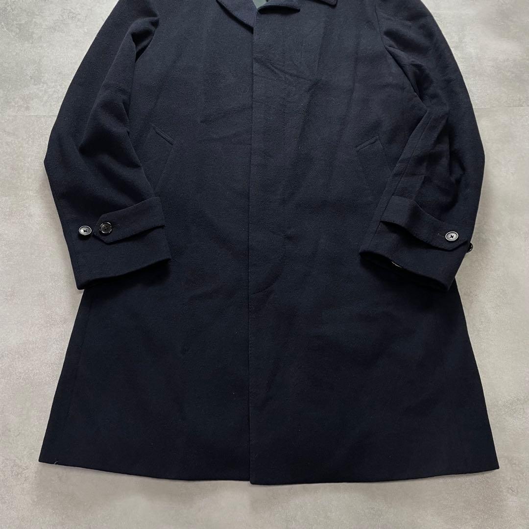 美品✨希少XL✨J.PRESS カシミヤロングステンカラーコート 近年 濃紺LL