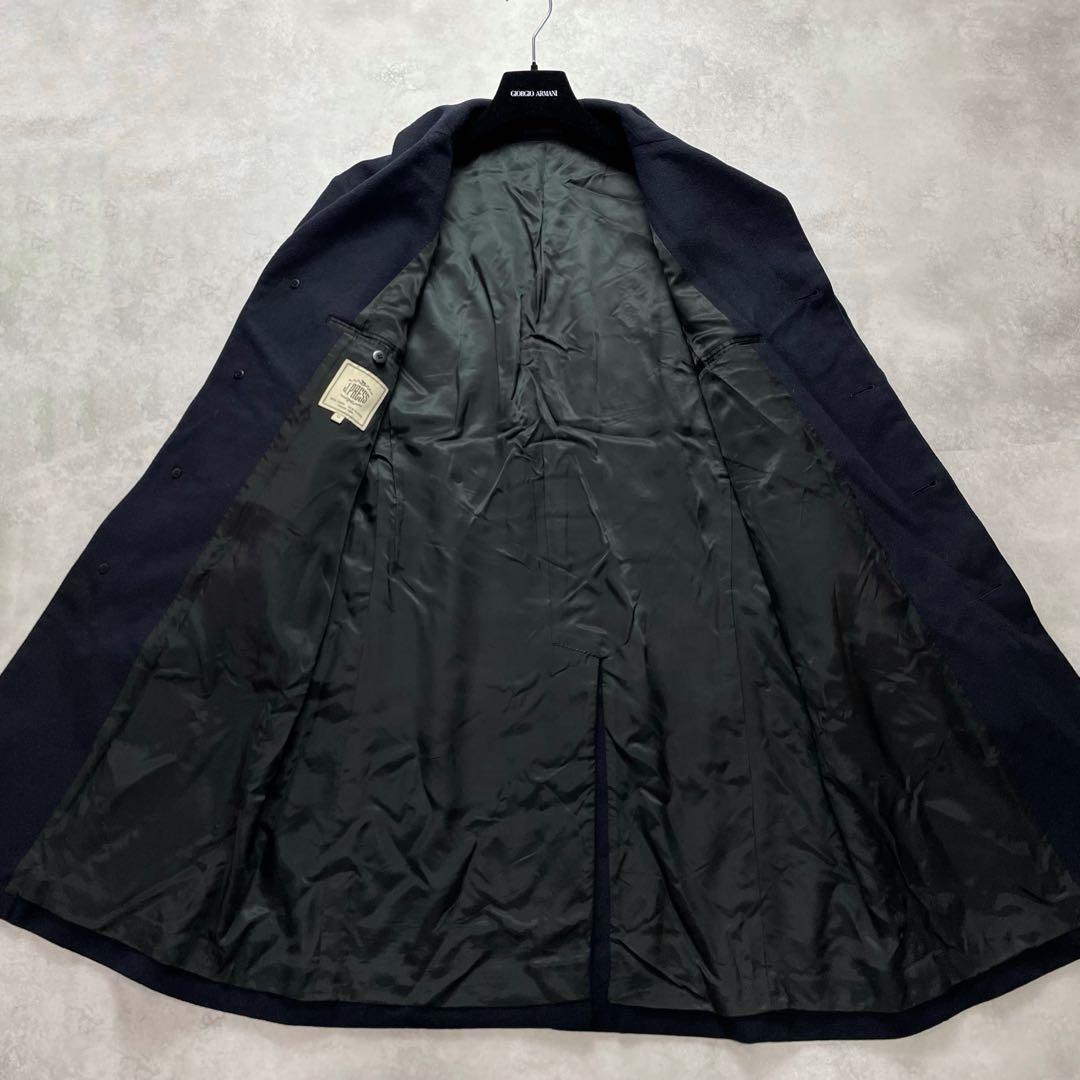 美品✨希少XL✨J.PRESS カシミヤロングステンカラーコート 近年 濃紺LL