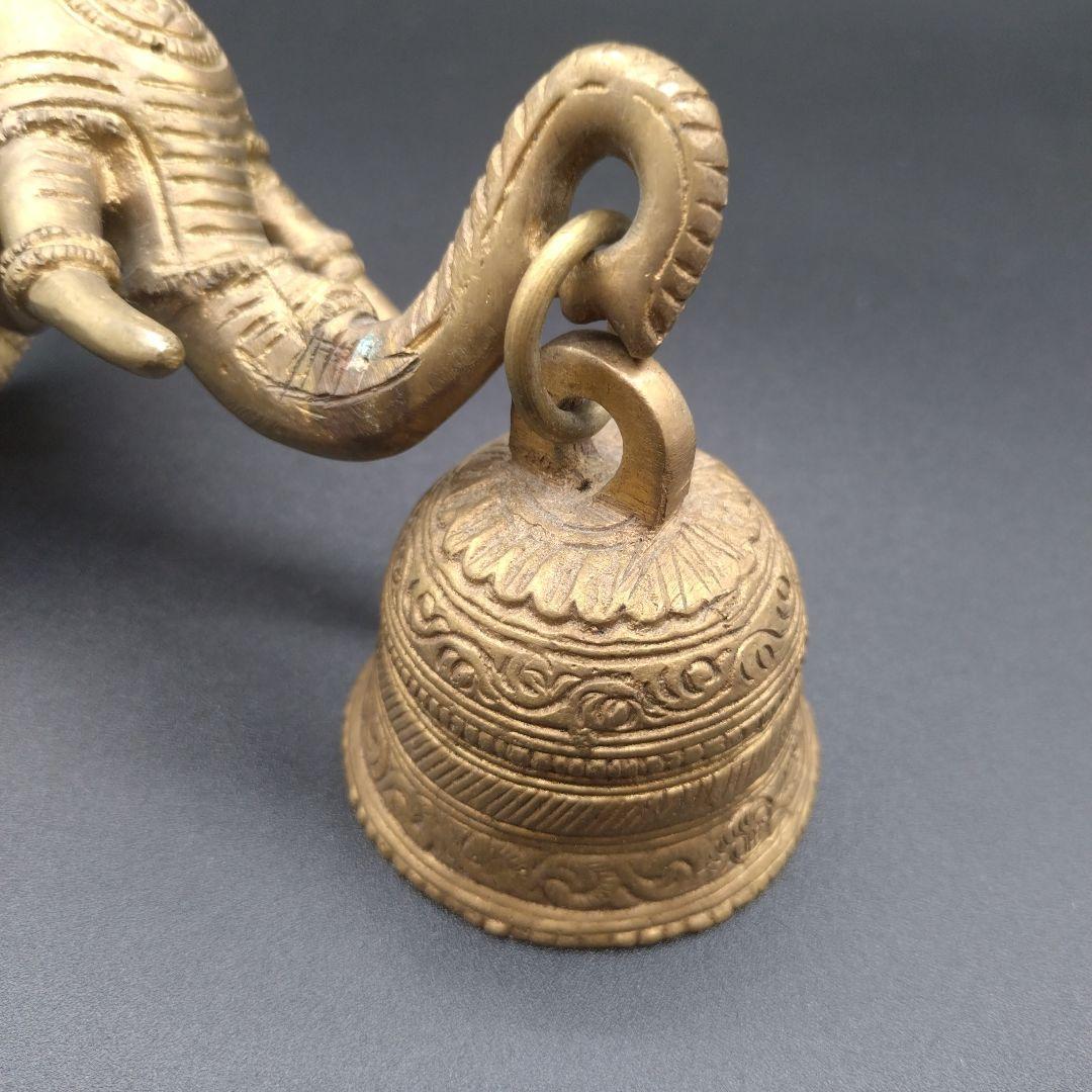 像の頭 ドアベル デザイナー 真鍮 壁掛け ベル付き アンティーク