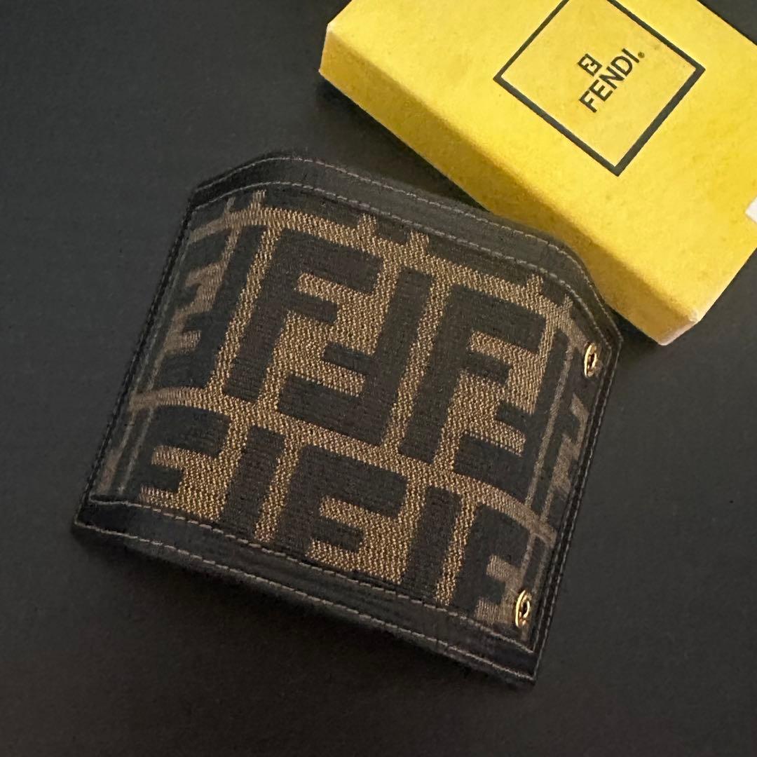 【未使用級】FENDI 6連 ズッカ柄 キーケース ブラウン