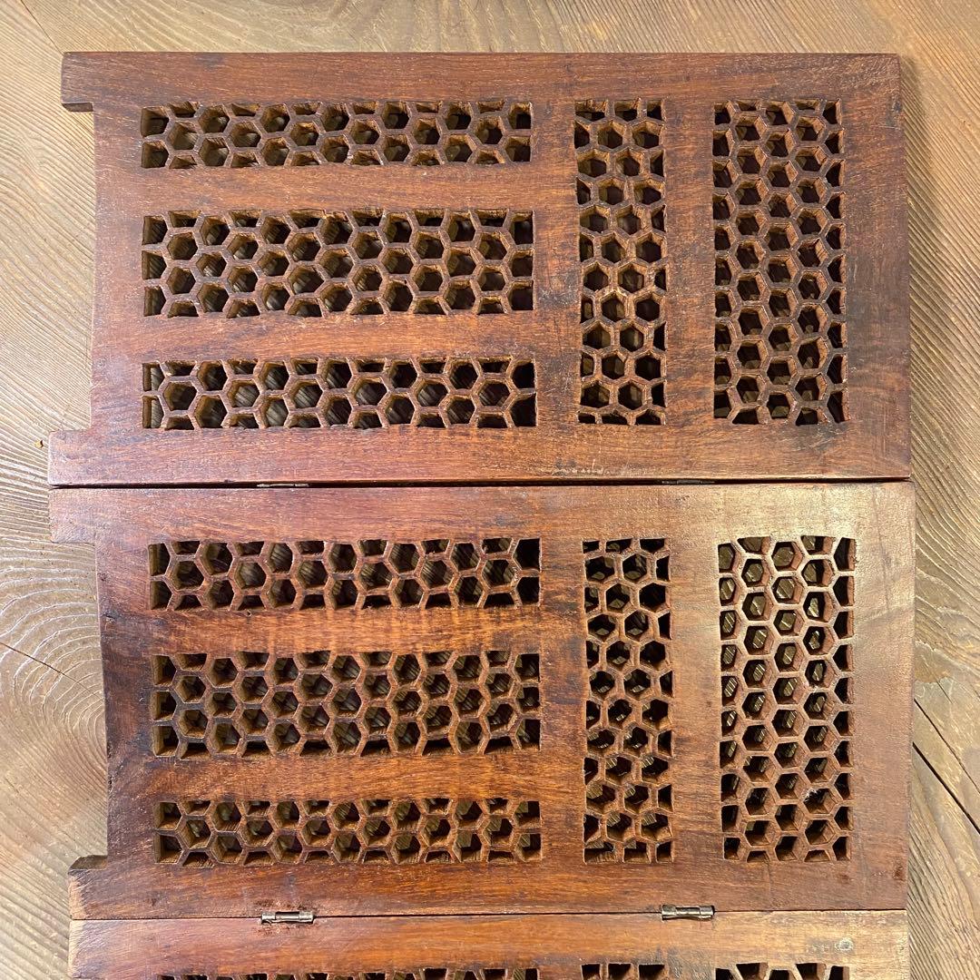 古いインドの小さな衝立 アンティーク