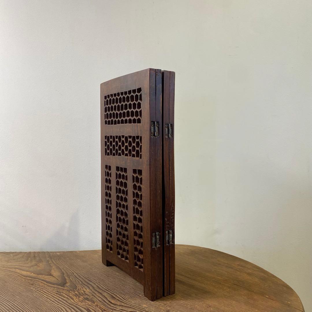 古いインドの小さな衝立 アンティーク