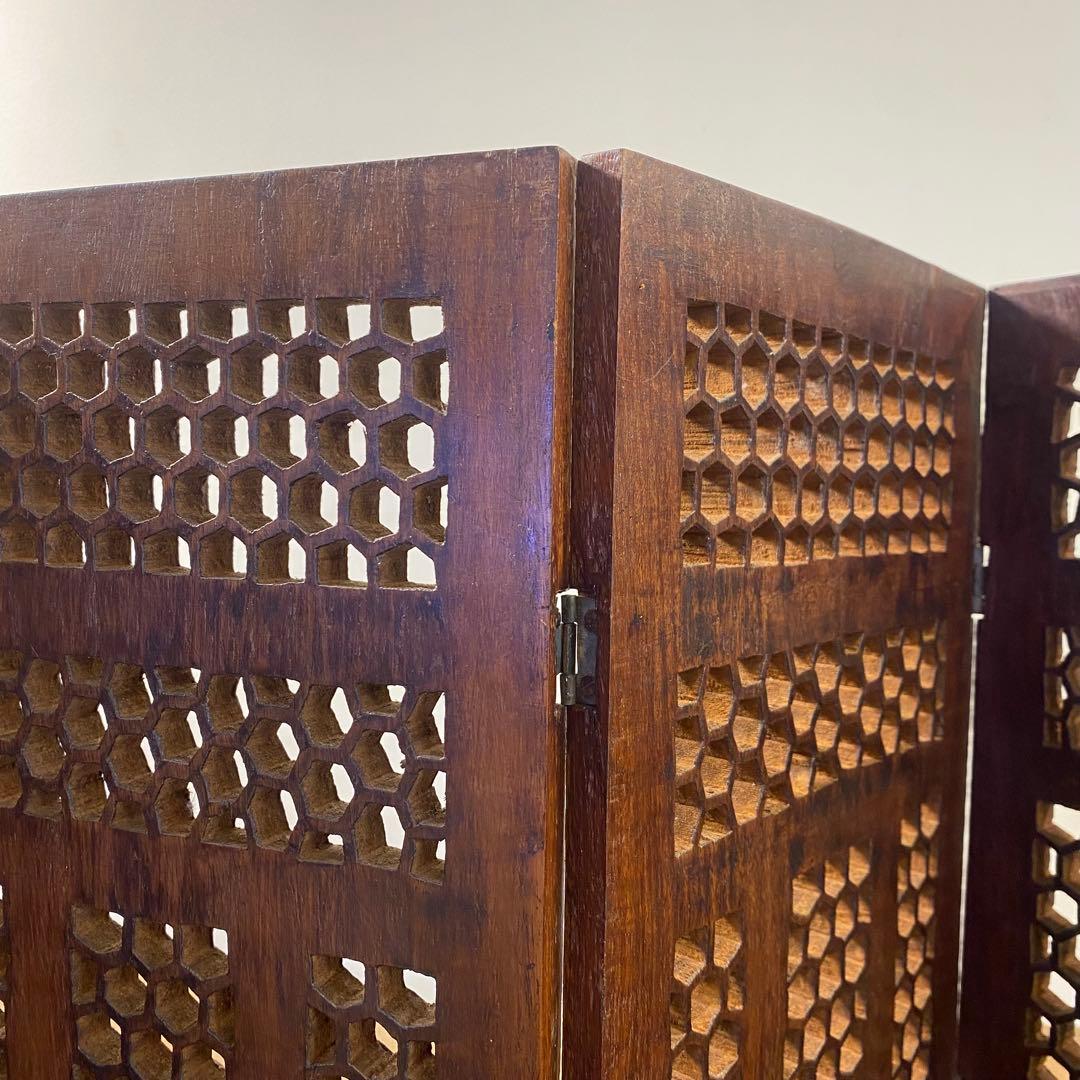 古いインドの小さな衝立 アンティーク