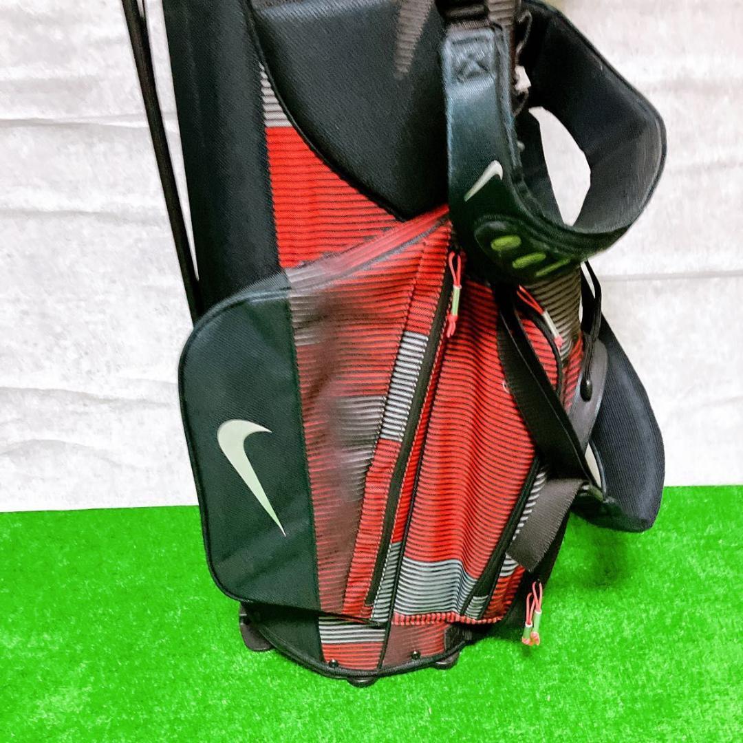 NIKE Air Sport キャディバッグ ゴルフ レッド 8.5型 軽量